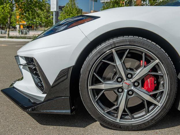 2020+ CORVETTE C8 STINGRAY & Z51 | SDP PERFORMANCE TRACK EDITION FRONT SPLITTER LIP GROUND EFFECTS