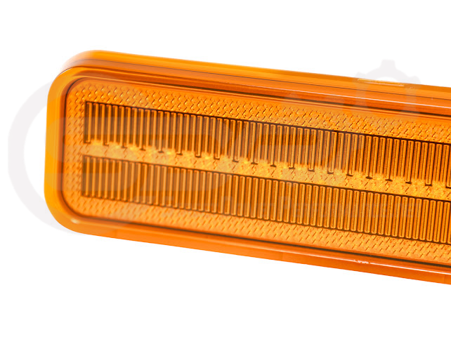 1972-1974 Dodge Charger | Front Side Marker Lens Amber Light LED Pair (Clear / Amber / Smoke)