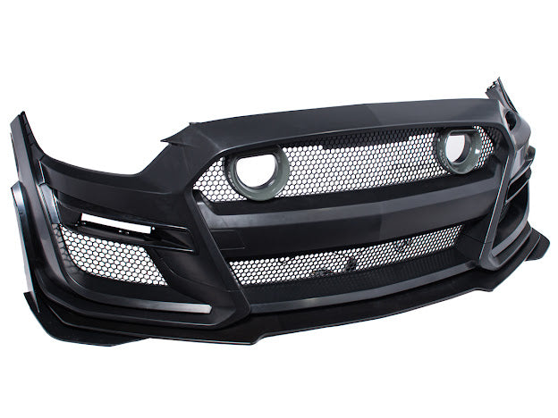 2015-17 FORD MUSTANG | GT500 CONVERSION FRONT BUMPER WITH LED GRILLE KIT