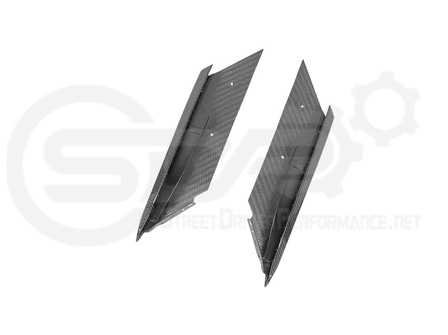 2023+ CHEVROLET CORVETTE C8 Z06/ E-RAY / ZR1 | CARBON FIBER SIDE AIR INTAKE DOOR GARNISH LOWER TRIM PAIR