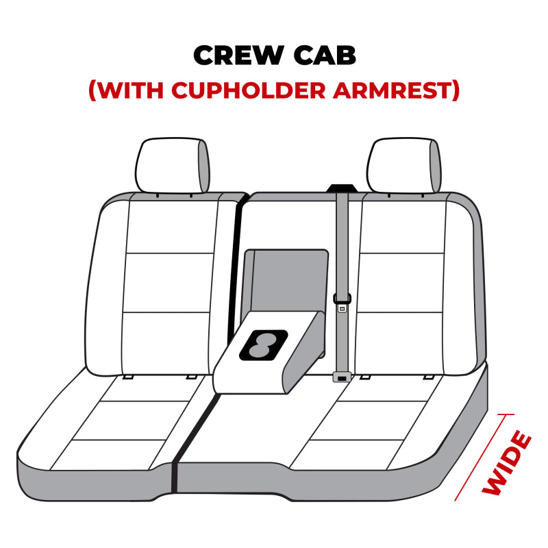 Covercraft 14 Chevrolet Silverado Waterproof Polyester SeatSaver Second Row Seat Covers - Taupe