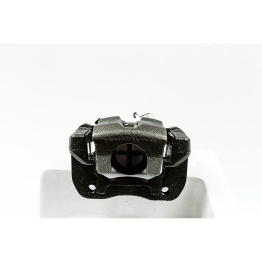PowerStop rear left OE brake caliper with bracket for 2004-2008 Acura TSX, showing the metal caliper and mounting bracket.