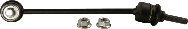 Moog front right sway bar endlink for 2007-2012 Mercedes-Benz S65 AMG showing the durable metal component.