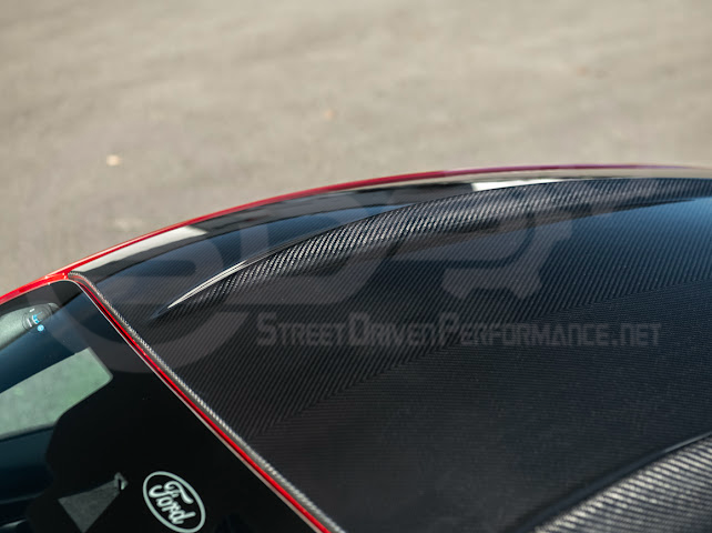 2015-Up Ford Mustang S550 & S650 Coupe | Factory Style Dry CARBON FIBER Tape-On Top Roof Panel Cover