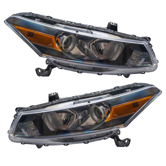 Oracle Honda Accord Coupe 2008-2012 SMD Headlights in white, featuring modern LED lighting for improved visibility and style.