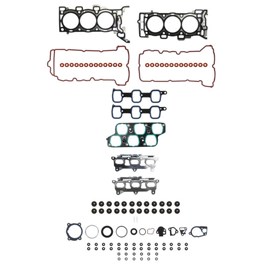 Fel-Pro GMC Acadia engine cylinder head gasket set, PermaTorque HS 26376 PT-1, showing multiple gaskets and sealing components.