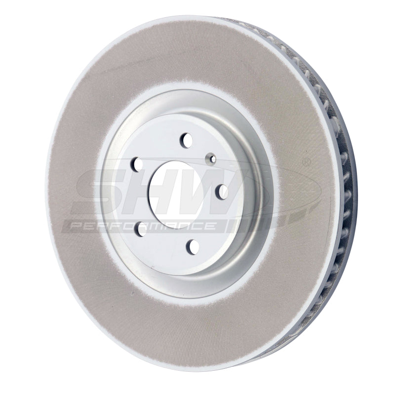 SHW 20-21 Porsche Macan GTS 2.9L Right Front Smooth Monobloc Brake Rotor (95B615302AA)