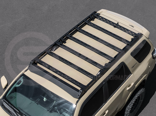 2010-2024 Toyota 4Runner | Carbon Steel Black Top Roof Rack Cargo Carrier