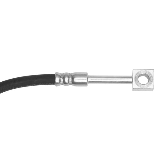 DFC Chevrolet Camaro front-right brake hose from the brake line kit, showing the durable rubber and metal fittings.