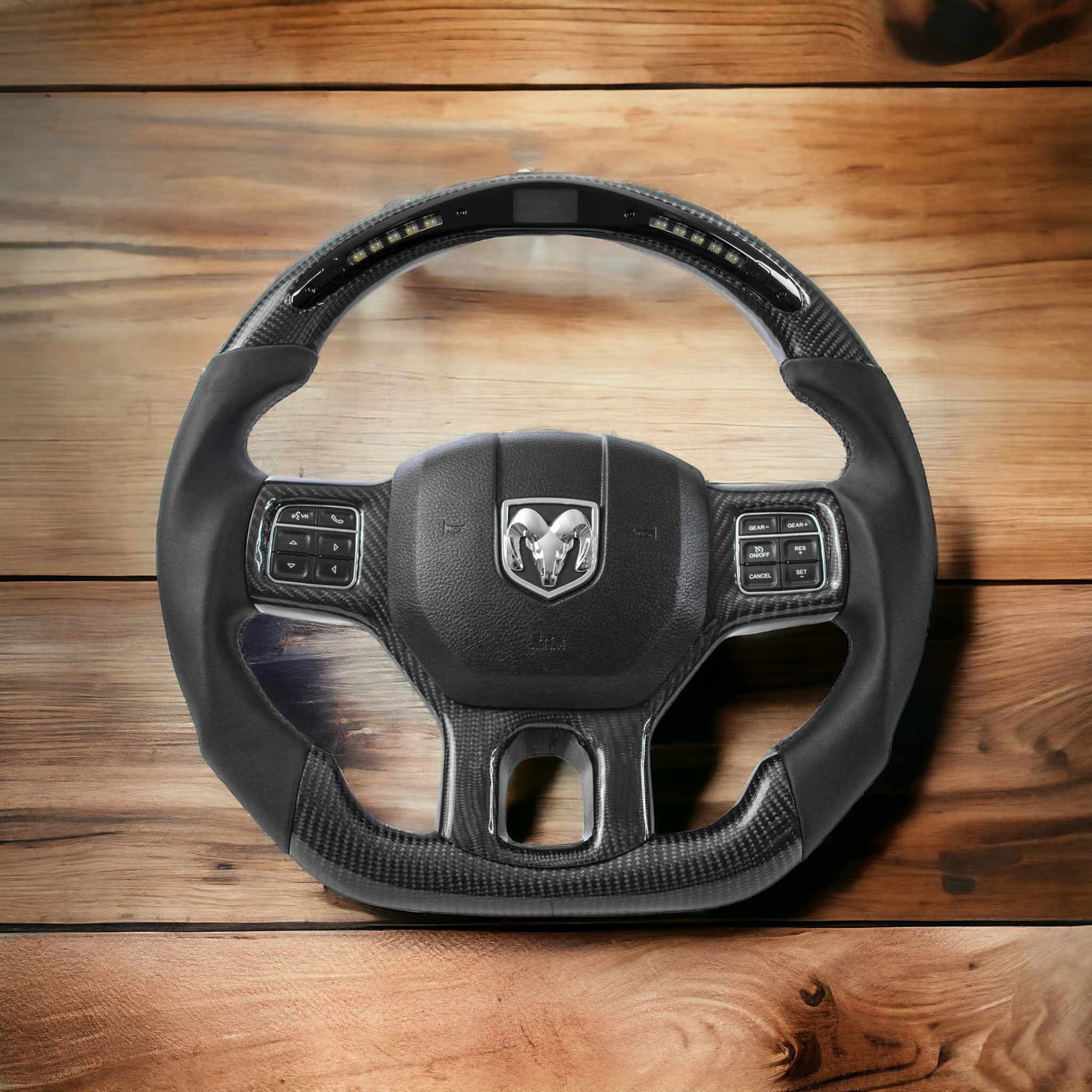 1994 - 2024+ Dodge / Ram Truck 1500 / 2500 / 3500 / TRX - Custom Carbon Fiber Steering Wheel with options