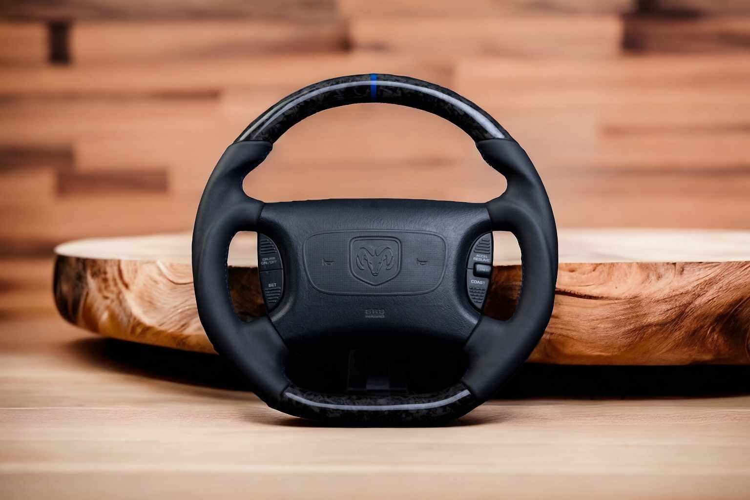 1994 - 2024+ Dodge / Ram Truck 1500 / 2500 / 3500 / TRX - Custom Carbon Fiber Steering Wheel with options