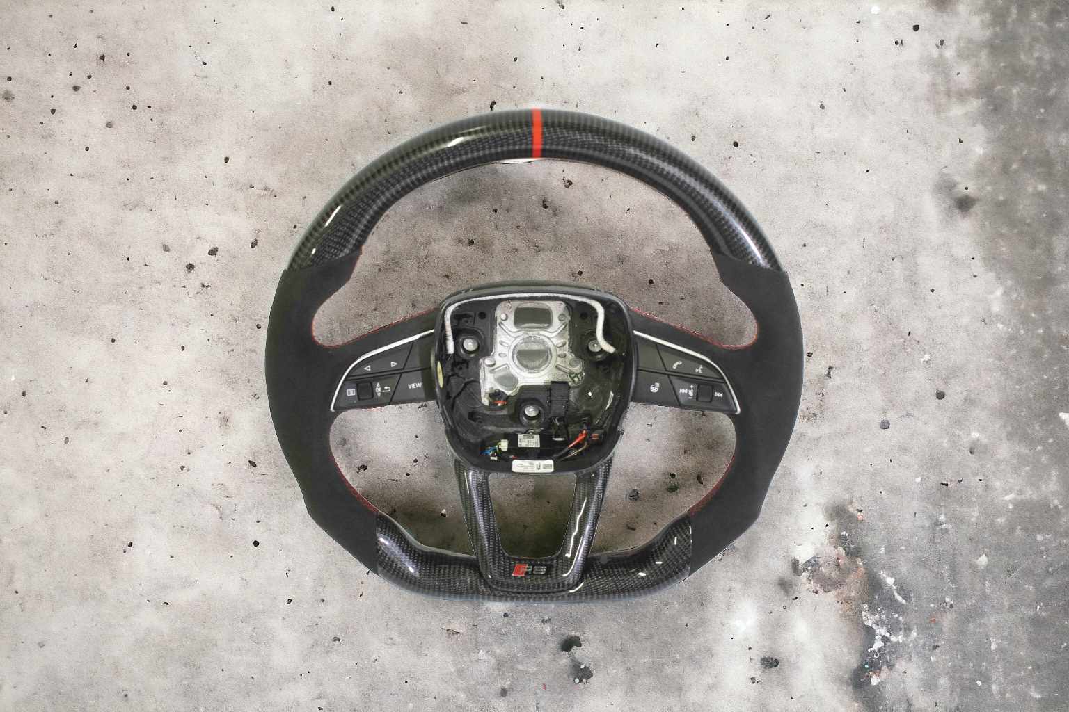 2020 - 2024+ Audi A3 / S3 / RS3 / A4 / S4 / RS4 / A5 / S5 / RS5 + Sportback - Custom Carbon Fiber Steering Wheel with options