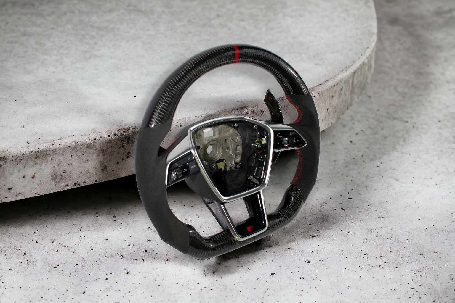 2020 - 2024+ Audi A6 / S6 / RS6 - A7 / S7 / RS7 - Custom Carbon Fiber Steering Wheel with options