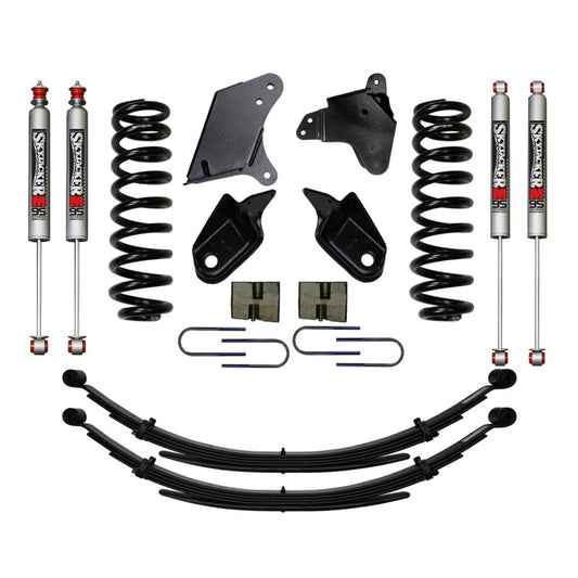 Skyjacker 6-inch lift kit for Ford F150 1980-1996 2WD with 4M95 suspension components, showing the lifted truck with large tires.