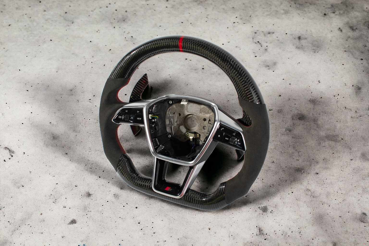 2020 - 2024+ Audi A6 / S6 / RS6 - A7 / S7 / RS7 - Custom Carbon Fiber Steering Wheel with options
