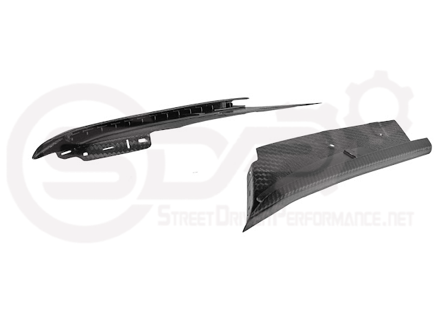 2023+ CHEVROLET CORVETTE C8 Z06/ E-RAY / ZR1 | CARBON FIBER SIDE AIR INTAKE DOOR GARNISH LOWER TRIM PAIR