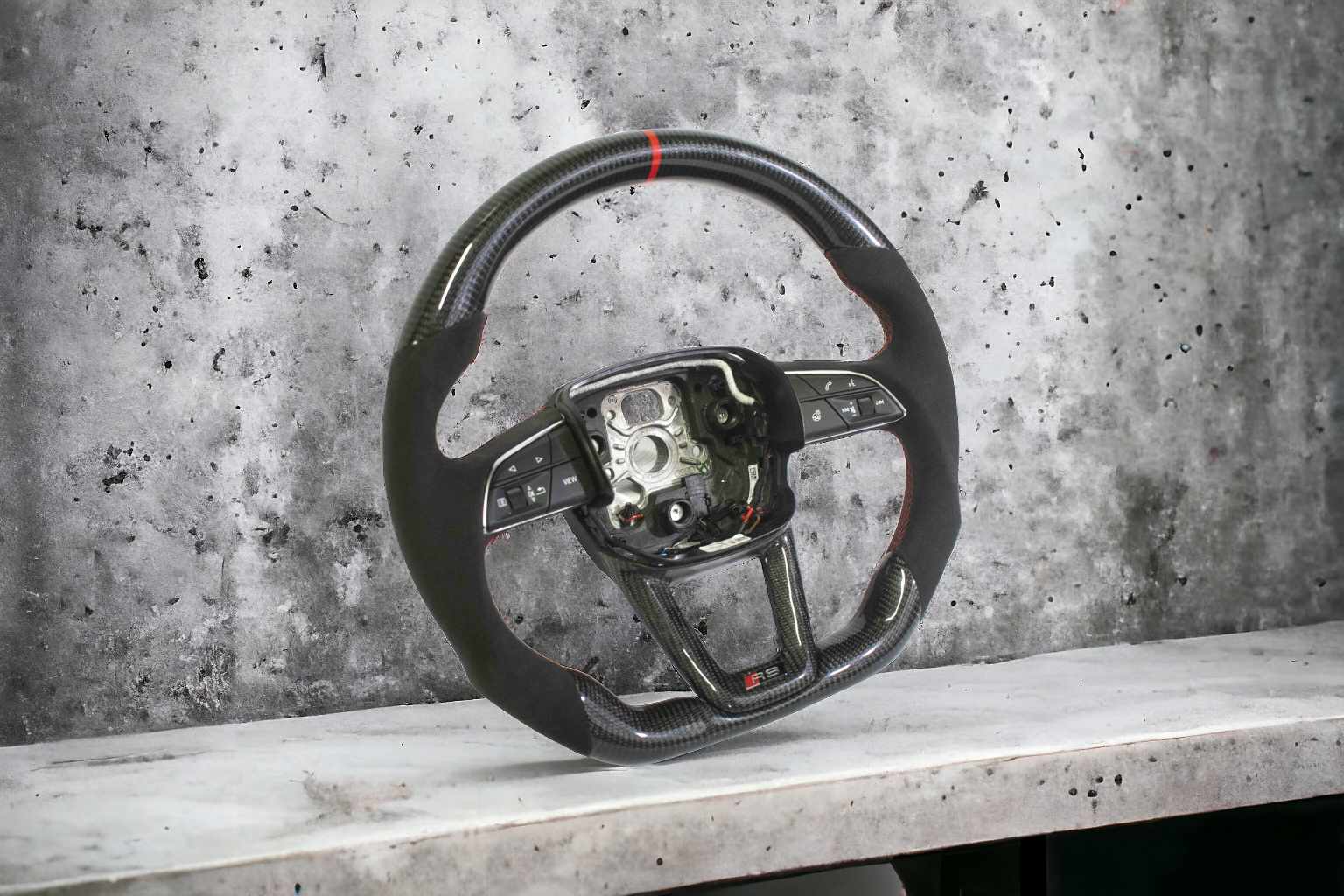 2020 - 2024+ Audi A3 / S3 / RS3 / A4 / S4 / RS4 / A5 / S5 / RS5 + Sportback - Custom Carbon Fiber Steering Wheel with options