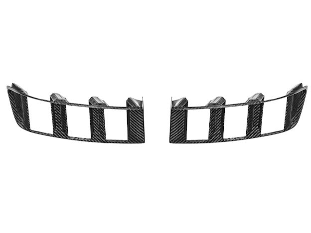 2024-UP FORD MUSTANG S650 | CARBON FIBER REAR TAIL LIGHT TRIM BEZEL COVERS PAIR