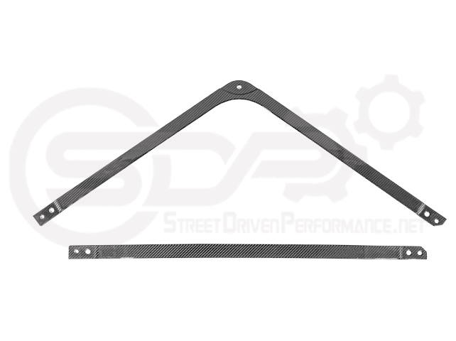 2021-UP BMW G80 M3 & G82/G83 M4 DRY CARBON FIBER ENGINE STRUT BRACE BRACKET TOWER BARS