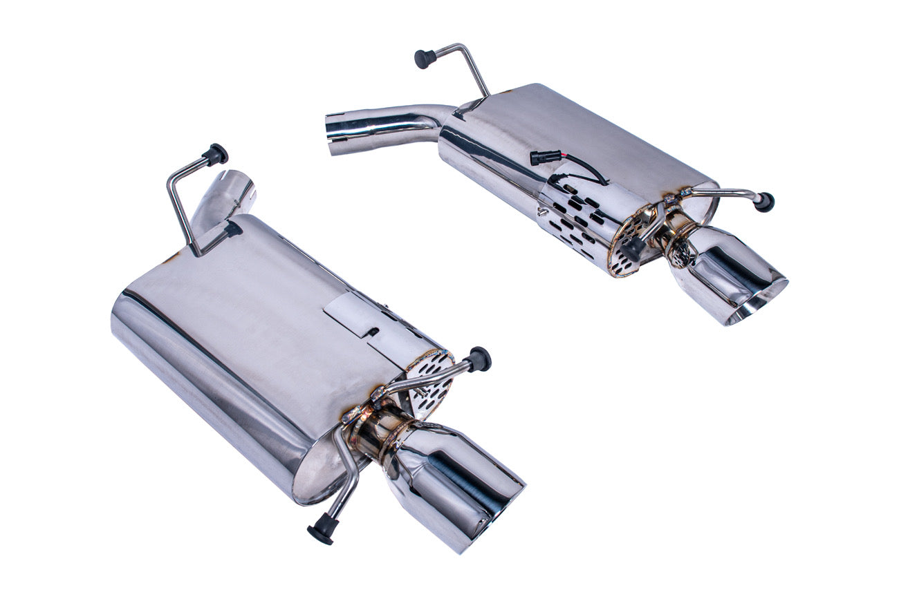 2009-15 CADILLAC CTS-V V2 | AXLE-BACK MUFFLERS EXHAUST SYSTEM “VALVED”