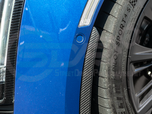 2020-2024 CADILLAC CT5-V BLACKWING SEDAN | FRONT LIP SPLITTER GROUND EFFECTS & WHEEL ARCHES