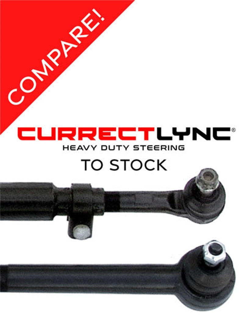 RockJock JK Currectlync heavy-duty steering stabilizer shock mount kit installed on steering knuckles and spindles.