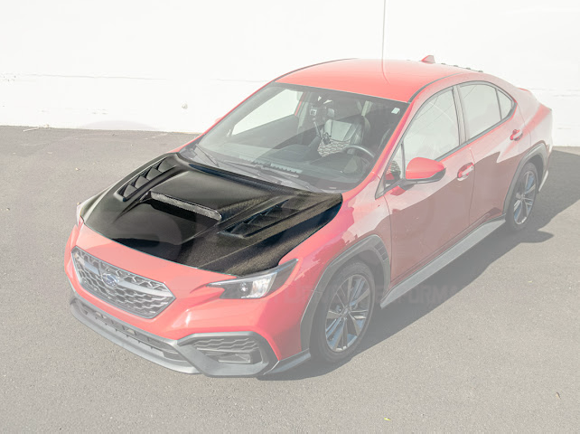 2022-UP SUBARU WRX | JDM VRS STYLE CARBON FIBER FRONT VENTED HOOD