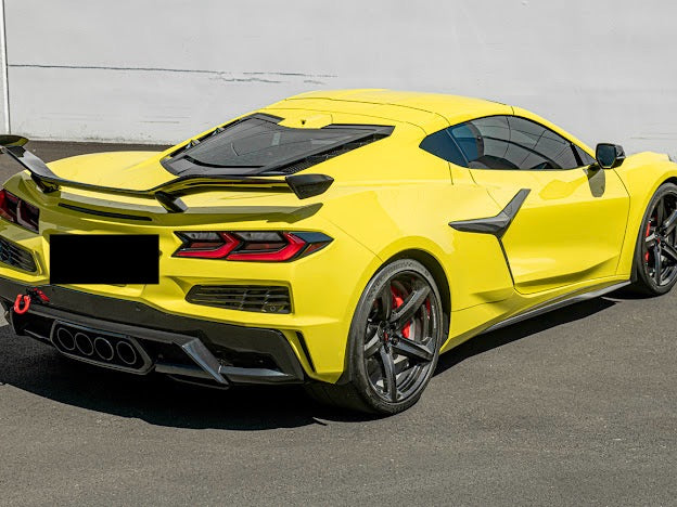 2023+ CHEVROLET CORVETTE C8 Z06 & E-RAY | MATTE BLACK XL EXTENDED FRONT SPLASH GUARD