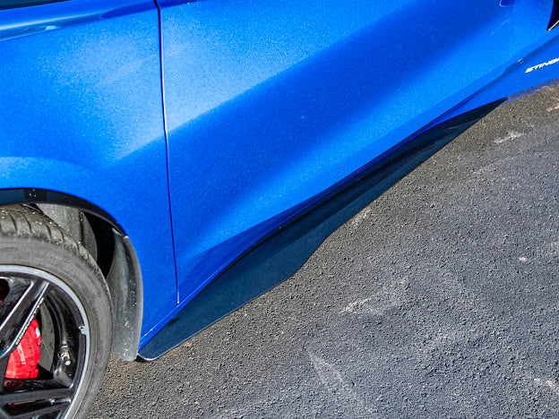 2020+ CHEVROLET CORVETTE C8 STINGRAY | Z06 PACKAGE SIDE SKIRTS ROCKER PANELS GROUND EFFECTS