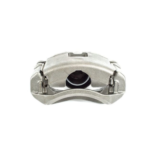 PowerStop front right OE brake caliper with bracket for 2004 Pontiac Grand Prix, automotive part in a close-up view.