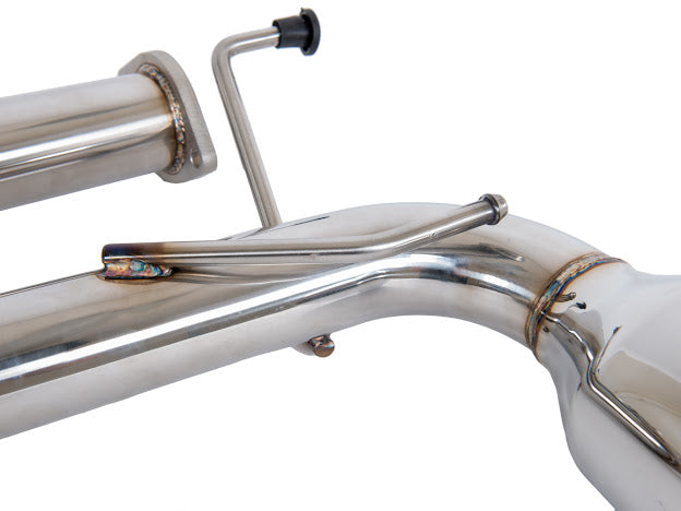 Street Driven Performance exhaust axle back for 2013-2021 Scion FRS, Subaru BRZ, Toyota 86 with chrome or burnt blue tips.