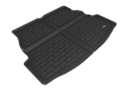 Black 3D MAXpider Toyota RAV4 2019-2020 Kagu cargo liner rubber floor mats showing textured surface and custom fit design.