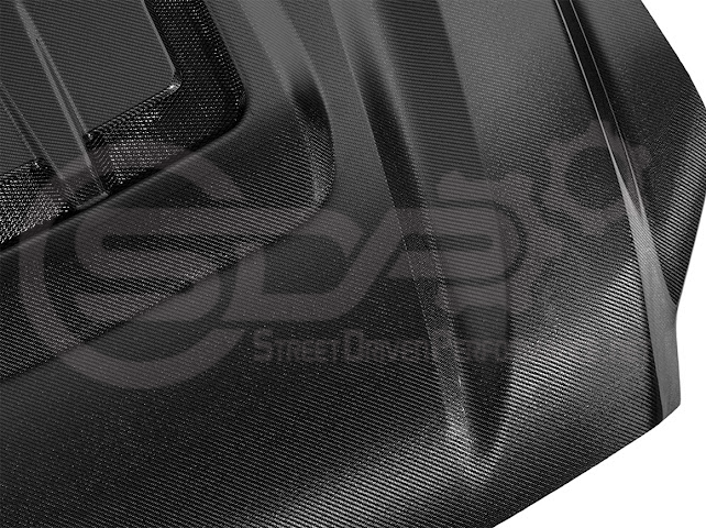 2022-UP TOYOTA TUNDRA | SDP CARBON FIBER FRONT VENTED HOOD WITH SIDE VENTS