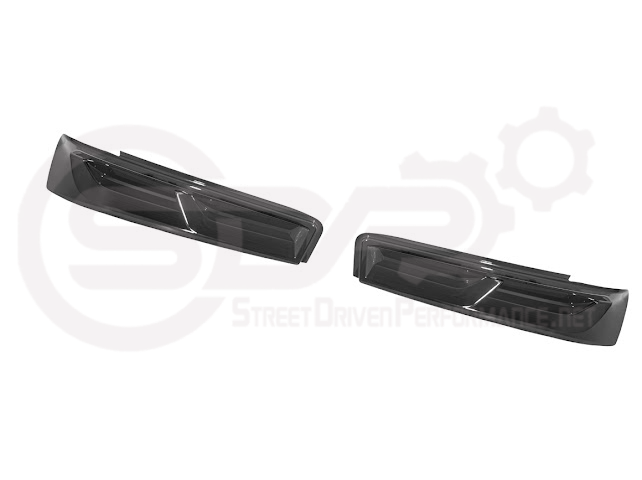 2016-2018 CHEVROLET CAMARO | SMOKE TINTED REAR TAIL LIGHT TRIM BEZEL COVER PAIR