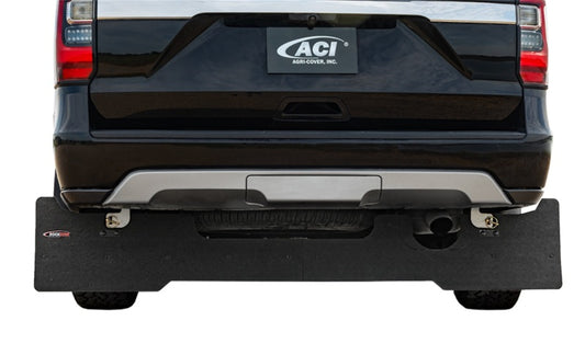 Access mud flaps for 2018-2026 Ford Expedition and Expedition MAX, Rockstar Commercial Tow Flaps on vehicle rear wheels.
