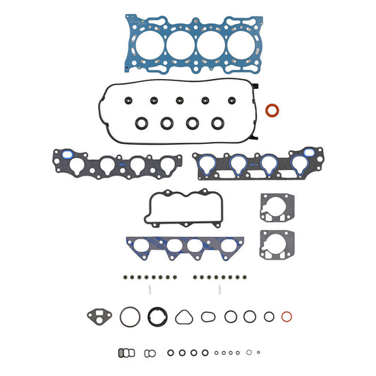 Fel-Pro Honda Accord PermaTorque engine cylinder head gasket set installed on engine cylinder head.