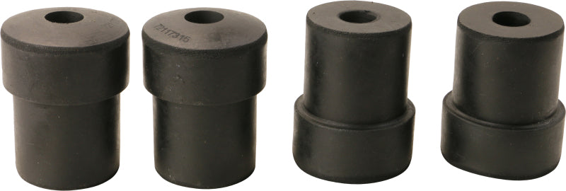Moog rear leaf spring bushing for 1973-1975 Buick Apollo, close-up of rubber bushing and metal components for leaf spring installation.