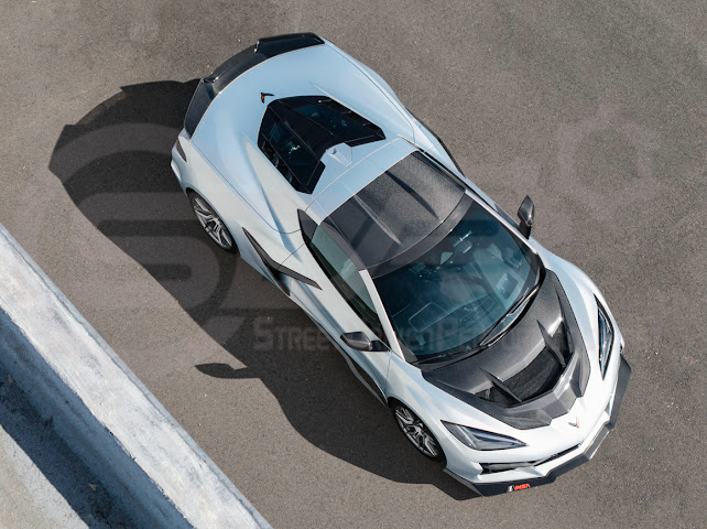 2020-Up Chevrolet Corvette C8 Coupe | CARBON FIBER Replacement Top Targa Roof Panel