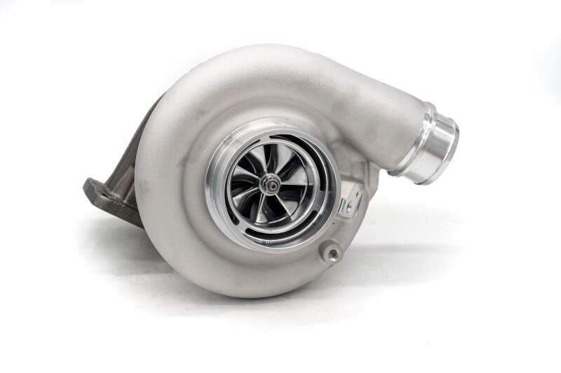 Forced Performance HD366 Street Turbocharger with T4 .91 black turbine housing, high-performance automotive turbocharger.