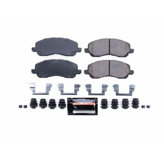 PowerStop Z23 Evolution sport brake pads with hardware for 2011-2014 Chrysler 200 front brake system.
