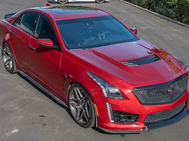 2016+ Cadillac CTS-V V3 - Front Lip Splitter Ground Effects