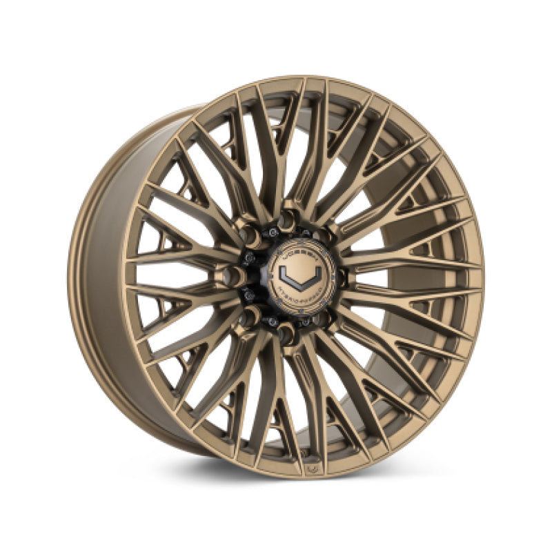 Vossen HFX-6 forged wheel, 22x12 inches, Terra Bronze finish, deep face design, 8x180 bolt pattern, ET-44 offset.