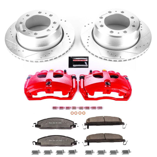 PowerStop rear Z36 truck and tow brake calipers for Ram 3500 2013-2018, high-performance brake calipers with calipers shown.