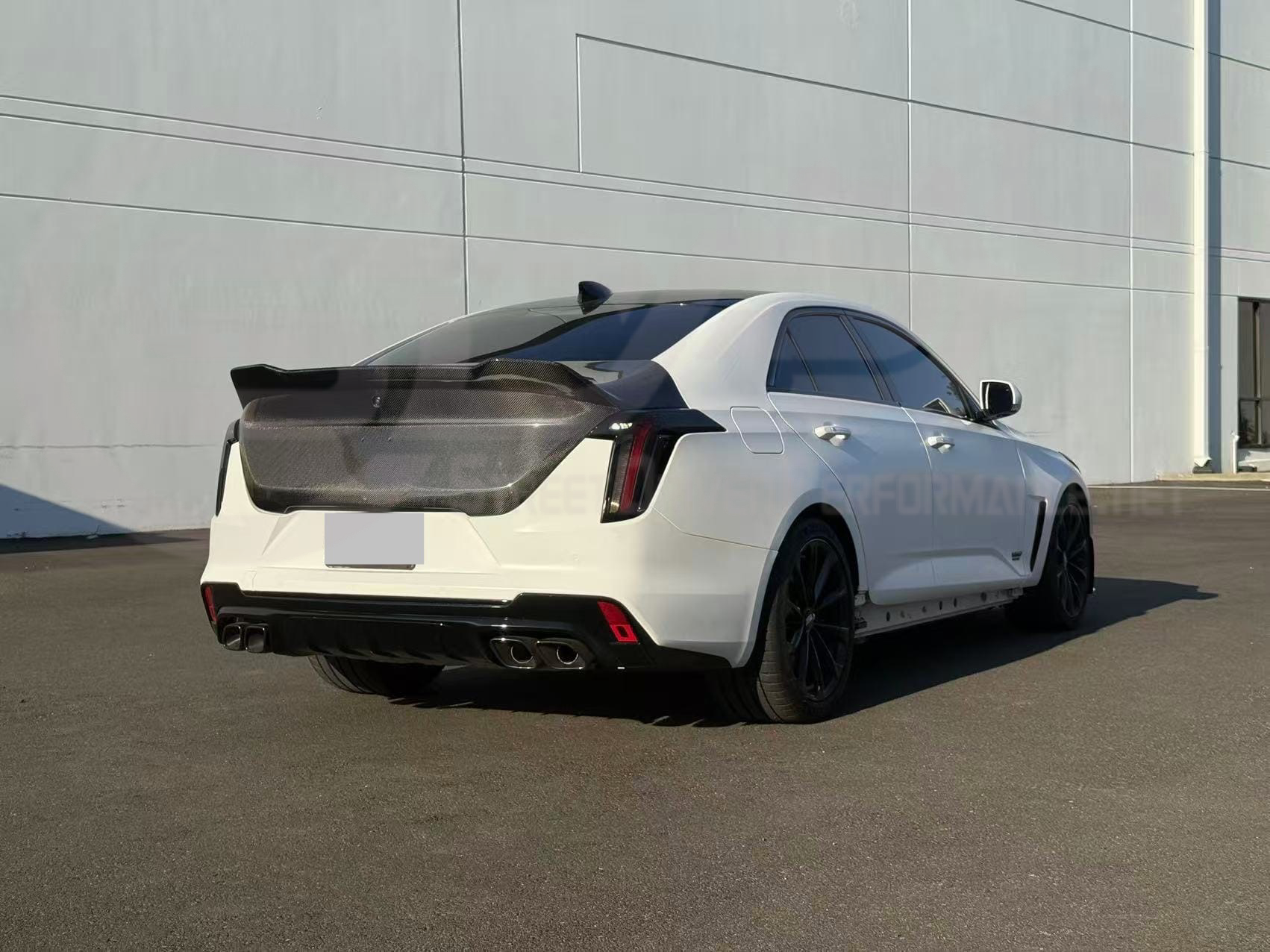 2021-UP CADILLAC CT4, CT4 V, AND CT4-V BLACKWING | BLACKWING STYLE REAR TRUNK LID WITH INTEGRATED SPOILER