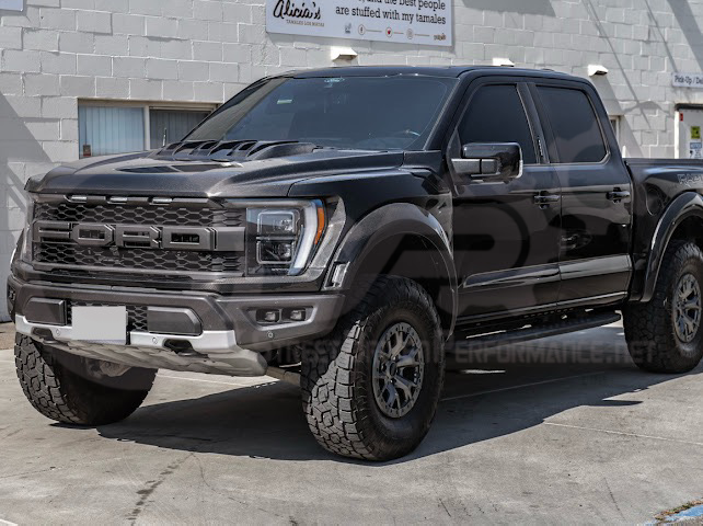2021-UP F-150 RAPTOR | FACTORY STYLE CARBON FIBER SIDE FENDERS & VENTS REPLACEMENT