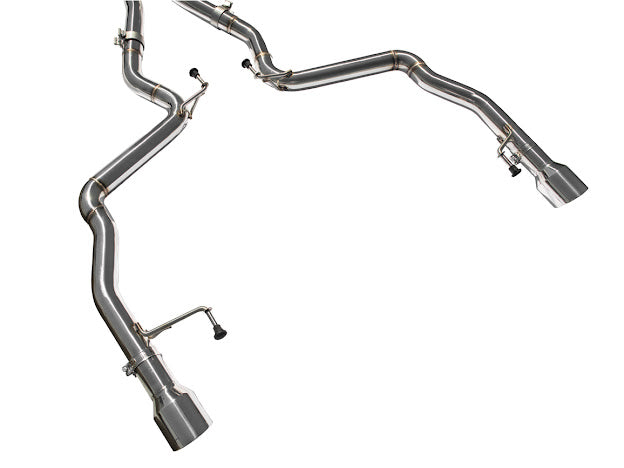 2024-PRESENT FORD MUSTANG S650 GT | STRAIGHT CAT BACK DUAL BURNT TIPS EXHAUST
