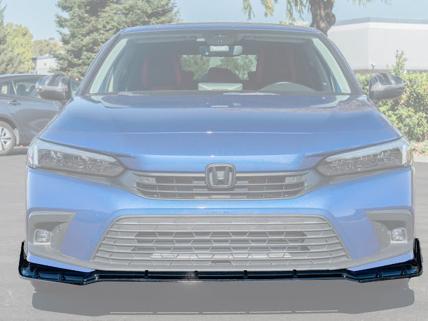 2022-UP HONDA CIVIC | SDP PERFORMANCE STYLE FRONT BUMPER LIP SPLITTER GROUND EFFECTS