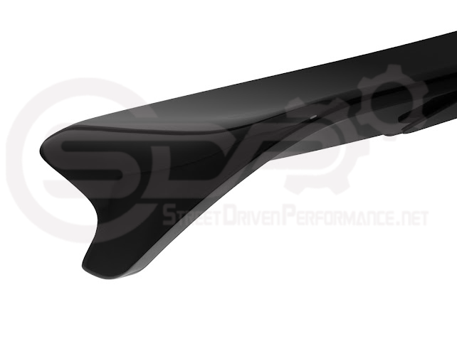 Dodge Charger SRT Hellcat Redeye style rear trunk wing spoiler in matte or gloss black on a 2015-2023 model.