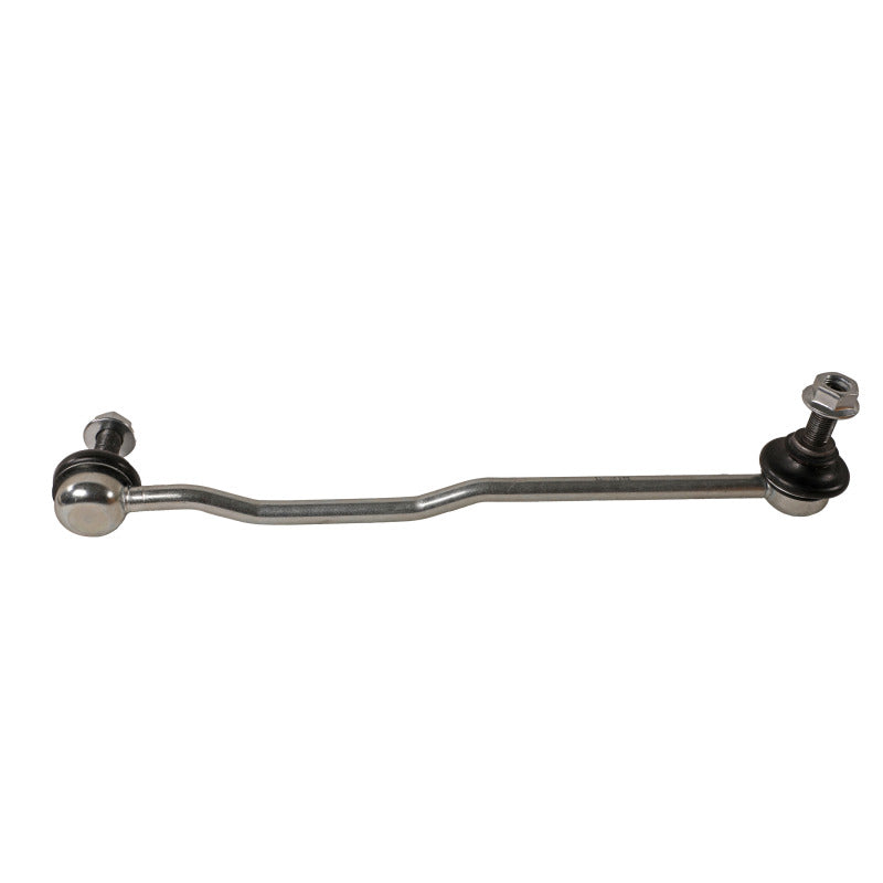 Moog front right sway bar endlink for 2015-2019 Subaru Legacy, showing the durable metal link with mounting bushings.
