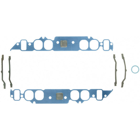 Fel-Pro MS 90323 engine intake manifold gasket set showing multiple gaskets for sealing engine intake components.
